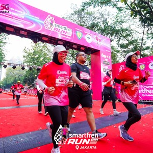 Race photo from SMARTFREN RUN 2026