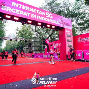 Race photo from SMARTFREN RUN 2026