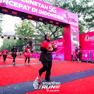 Race photo from SMARTFREN RUN 2026