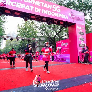 Race photo from SMARTFREN RUN 2026