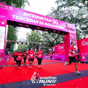 Race photo from SMARTFREN RUN 2026