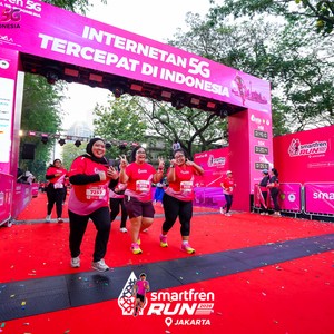 Race photo from SMARTFREN RUN 2026