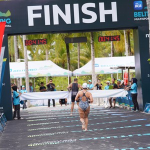 Race photo from Belitung Multisport Festival