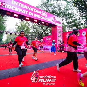 Race photo from SMARTFREN RUN 2026