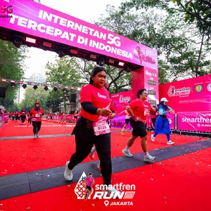 Race photo from SMARTFREN RUN 2026