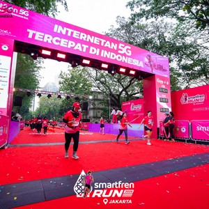 Race photo from SMARTFREN RUN 2026
