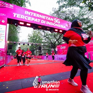 Race photo from SMARTFREN RUN 2026