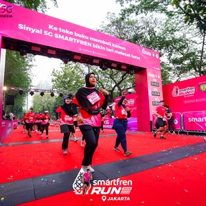 Race photo from SMARTFREN RUN 2026