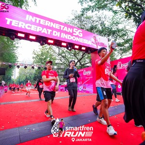 Race photo from SMARTFREN RUN 2026