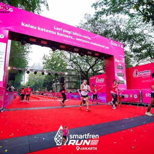 Race photo from SMARTFREN RUN 2026