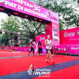 Race photo from SMARTFREN RUN 2026