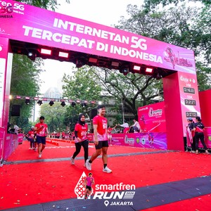 Race photo from SMARTFREN RUN 2026