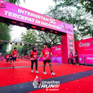 Race photo from SMARTFREN RUN 2026