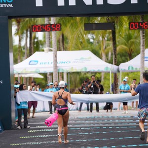 Race photo from Belitung Multisport Festival