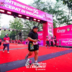 Race photo from SMARTFREN RUN 2026