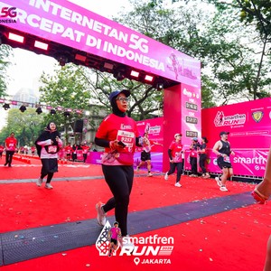 Race photo from SMARTFREN RUN 2026