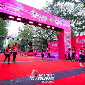 Race photo from SMARTFREN RUN 2026