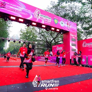 Race photo from SMARTFREN RUN 2026