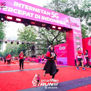 Race photo from SMARTFREN RUN 2026