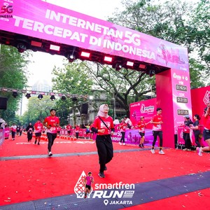 Race photo from SMARTFREN RUN 2026