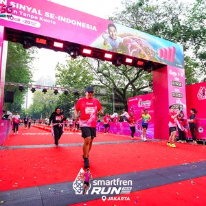 Race photo from SMARTFREN RUN 2026