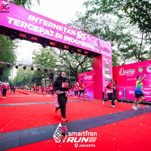 Race photo from SMARTFREN RUN 2026