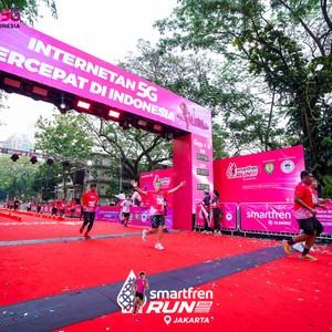 Race photo from SMARTFREN RUN 2026