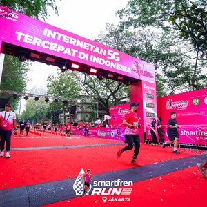 Race photo from SMARTFREN RUN 2026