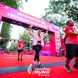 Race photo from SMARTFREN RUN 2026
