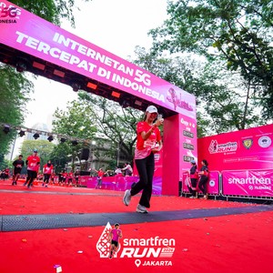 Race photo from SMARTFREN RUN 2026