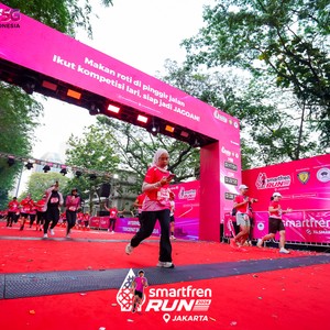 Race photo from SMARTFREN RUN 2026