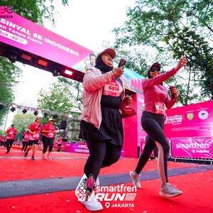 Race photo from SMARTFREN RUN 2026