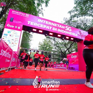 Race photo from SMARTFREN RUN 2026
