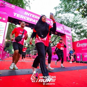 Race photo from SMARTFREN RUN 2026
