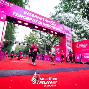 Race photo from SMARTFREN RUN 2026