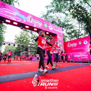 Race photo from SMARTFREN RUN 2026