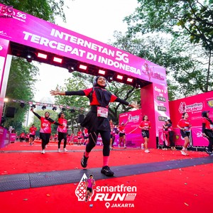 Race photo from SMARTFREN RUN 2026