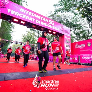 Race photo from SMARTFREN RUN 2026