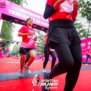 Race photo from SMARTFREN RUN 2026