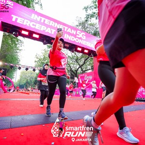 Race photo from SMARTFREN RUN 2026