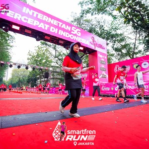 Race photo from SMARTFREN RUN 2026
