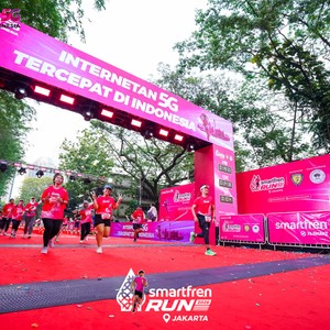 Race photo from SMARTFREN RUN 2026
