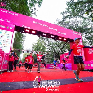 Race photo from SMARTFREN RUN 2026