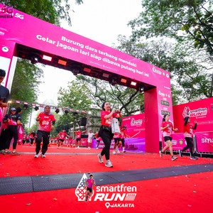 Race photo from SMARTFREN RUN 2026