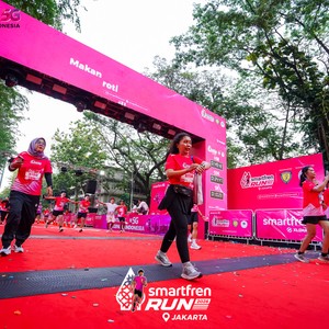 Race photo from SMARTFREN RUN 2026