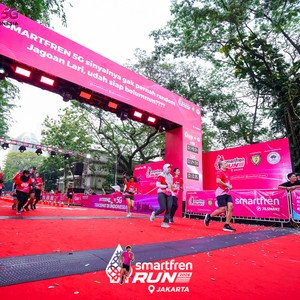 Race photo from SMARTFREN RUN 2026