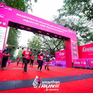 Race photo from SMARTFREN RUN 2026