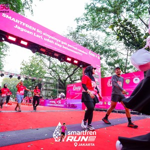 Race photo from SMARTFREN RUN 2026