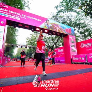 Race photo from SMARTFREN RUN 2026