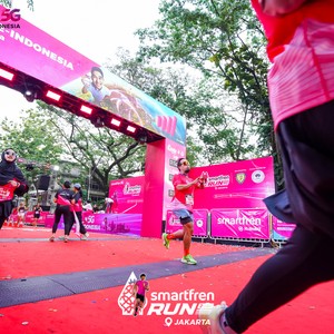 Race photo from SMARTFREN RUN 2026
